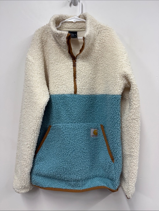 Carhartt Other - Carhartt Two-Tone Sherpa Pullover - Cream & Blue girls XL